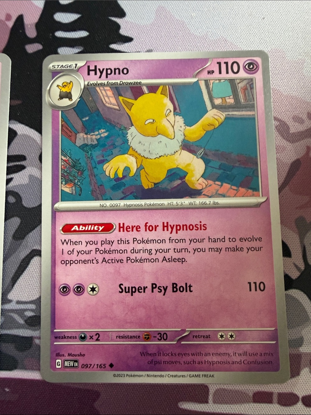 Drowzee & Hypno Evolution Lot | Shrouded Fable + Pokémon 151 + Scarlet & Violet - Picture 5 of 7